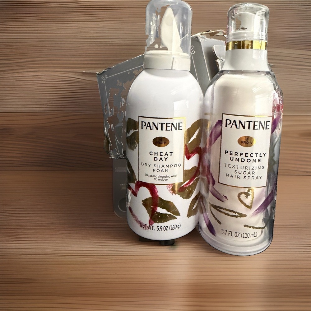 Pantene Pro V Cheat Day Dry Shampoo Foam 5.9 oz. & Perfectly Undone Hair Spray